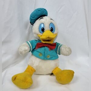 Walt Disney Donald Duck 15” Plush 50th Anniversary Happy Birthday Donald Vintage